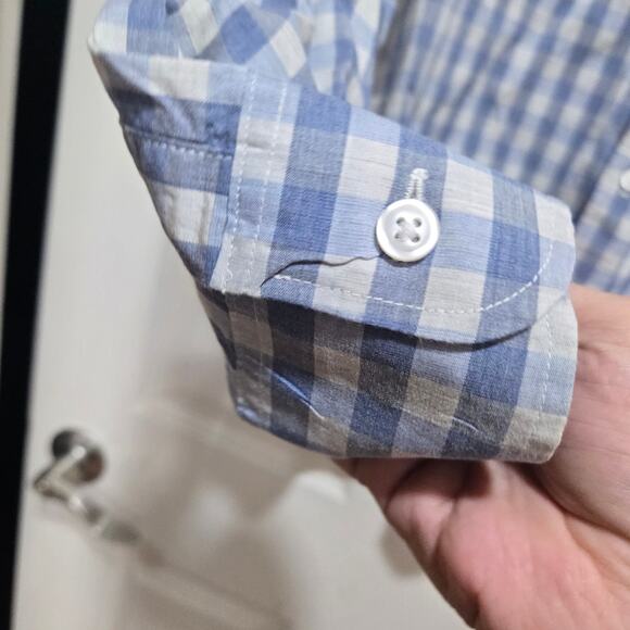 J.Crew Mercantile Flex Gingham Button-Up Shirt Small - Picture 7 of 11